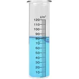 ARTECSIS Regenmesser Ersatzglas 15 cm – Glas für Regenmesser, Ersatz für Gartenstecker Blume, Vogel etc., klar & passgenau