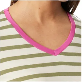 SCHIESSER Pyjama Grün/Weiß L