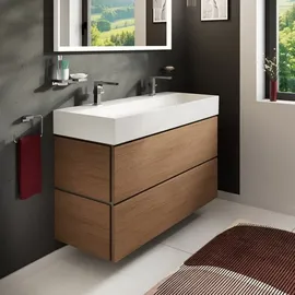 Hansgrohe Waschtischunterschrank 2 Schubkästen 118 x 47 x 62 cm Eiche Kaschmir
