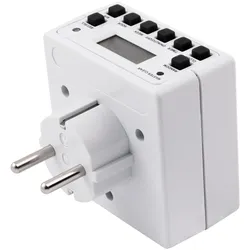 Digitale Zeitschaltuhr McPower ''AZ-53'' 2er-Pack, 10 Programme, 12/24Std Zyklus