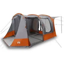 vidaXL Autozelt 325 cm Grau und Orange