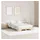 vidaXL Bettrahmen 120 x 200 cm Beige/Braun