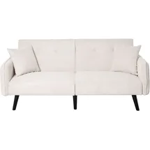 Jahnke Schlafsofa JAHNKE "CHILLAX DOT", sanftes weiß, B:191cm H:83cm T:84cm, Sofas, Schlafsofa, mit Relax-und Schlaffunktion, inkl. Kissen, Breite 191 cm