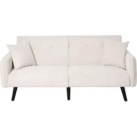 Jahnke Schlafsofa JAHNKE "CHILLAX DOT", sanftes weiß, B:191cm H:83cm T:84cm, Sofas, Schlafsofa, mit Relax-und Schlaffunktion, inkl. Kissen, Breite 191 cm