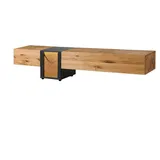 Massivmoebel24 Lowboard Wildeiche 220x52x52 natur geölt/lackiert KITZBÜHEL #111