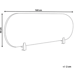 Beliani Trennwand, Sparky 160 x 40 cm