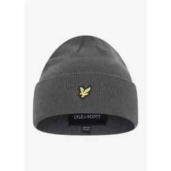 Lyle & Scott Mütze Beanie - mid grey marl in Grau, Einheitsgrösse