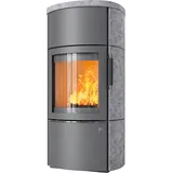 Kaminofen Hark 44-5.2 GT ECOplus RUA 5 kW - Specksteinverkleidung - Korpus: titan