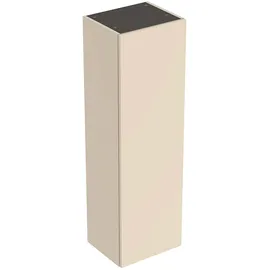 Geberit Smyle Square Mittelhochschrank 36 x 118 x 29,9 cm Sand-grau Hochglanz Holz