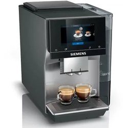 Siemens EQ.700 classic silber-schwarz (TP705D01) inkl. MAROMAS Kaffeebohnen Probierpack – Siemens Herstellergarantie, kostenlose Beratung