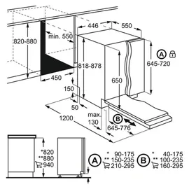AEG FSE62417P Einbau-Geschirrspüler (vollintegrierbar, 450 mm breit)
