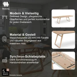 Musterring Tavia 180 x 76 x 100 cm braun