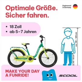 S'COOL niXe 18 Zoll RH 28 cm green/lime