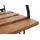 Mendler HWC-J40 Biergartenstuhl 55 x 49 x 88 cm braun 2 St.