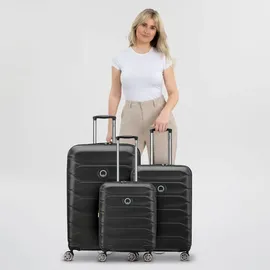 Delsey Meteor Koffer-Set 3-tlg. schwarz