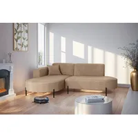 Fun Möbel Ecksofa Designersofa VALENCIA XS in Stoff Noel