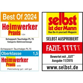 SCHEPPACH Tauchsäge PL75