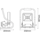 LEDVANCE LED Stahler R-Stand inkl. Mehrfachsteckdose, max. 3000 Watt