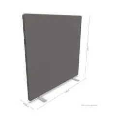 OKA Trenn-/Stellwand Akustik gerade B140,6cm RKAAG236BRR4RCRC000000000D00000