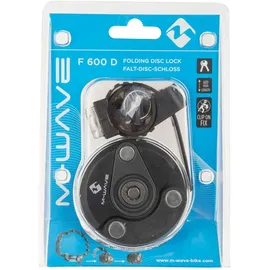 M-Wave F600D Schwarz Faltschloss
