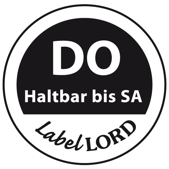 Labellord Tagesetiketten DO "Haltbar bis", 500 Stück