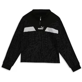 Puma Mädchen Power Hypernatural AOP Half-Zip FL G Sweat