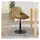 vidaXL Barhocker 335314 drehbar höhenverstellbar  Braun Samt
