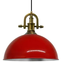 Bamyum 1-flg. 40 cm rund rot/silber Metall