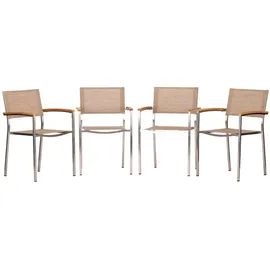 ACAMP Skye Stapelsessel 4 St. 4 x 4 x 4 cm beige