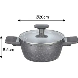 Klausberg Topf-Set 12-tlg. Suppentopf + weitere Töpfe