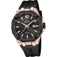 Jaguar Herren Uhr Silikonarmband schwarz D2UJ1013/1 - Schwarz