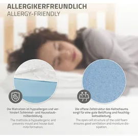 ML-Design Kaltschaum 90 x 200 cm H4