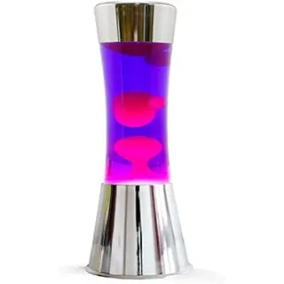 i-Total - Flüssige Lavalampe 40 CM (Lila Rosa Gravity Silber)