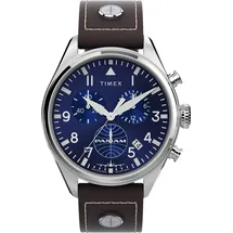 Timex Herren Quarz Uhr mit Leder Armband Pan Am