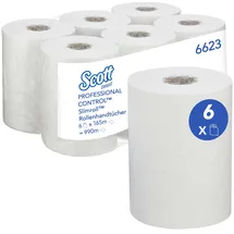 Scott Control Slimroll Papierhandtücher 1-lagig 6 Rollen à 165 m