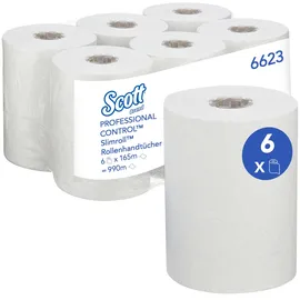 Scott Control Slimroll Papierhandtücher 1-lagig 6 Rollen à 165 m