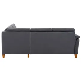 Home Affaire Ecksofa »Palmera L-Form«, Federkern, wahlweise mit Bettfunktion und mit/ohne Stauraum grau