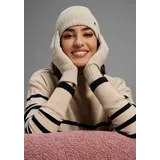LAURA SCOTT Strickmütze in taupe melange), | Gr.: onesize