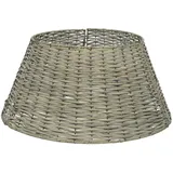 Kaemingk Weihnachtsbaumrock aus Weide 70x28cm 1 Stück Grau
