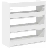 vidaXL Schuhregal 60 x 25 x 62 cm weiß / weiß