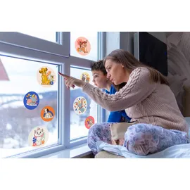 KOMAR Fenstersticker Better Together Bubbles 30 x 30 cm 2 Bogen