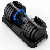 DH FitLife Verstellbares Halfter 10-in-1 4-25 kg Schwarz