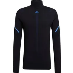 ADIDAS Herren Primeknit Running Mid-Layer, BLCKME/BOBLUE, M
