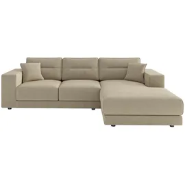 Roller Ecksofa - grau-braun - Liegefunktion