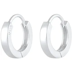 Elli Creolen Basic Filigran Elegant Klassik 925 Silber silberfarben Damen 