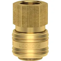 Lüdecke Schnellkuppl. IG DN7,2 MS ES12I G1/2" blank