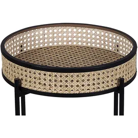 Beliani Beistelltisch Rattan - 36 cm