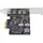 Startech StarTech.com 5-Port USB PCIe Card, 10Gbps, PCI Express with 4x USB-C Ports, 1x USB-A Internal Port, USB PCIe Controller Windows/macOS/Linux USB-Adapter 3.0 x4 > 5x extern 3.1 Type-C