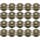 20-teiliges Set Aus Metallverschlüssen, Türriegeln, Schatullen Und Schubladenriegeln Im Vintage-stil Für Dekorative Schmuckschränke Aus Holz (bronze) - Crezuo