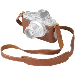 SmallRig Leather Half Case with Shoulder Strap for Nikon Z fc 3481, Schultertasc
